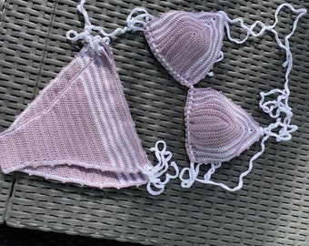 Crochet bikini set/ handmade swimsuit/ sexy bikini