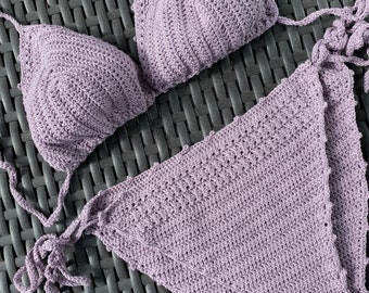Crochet bikini set
