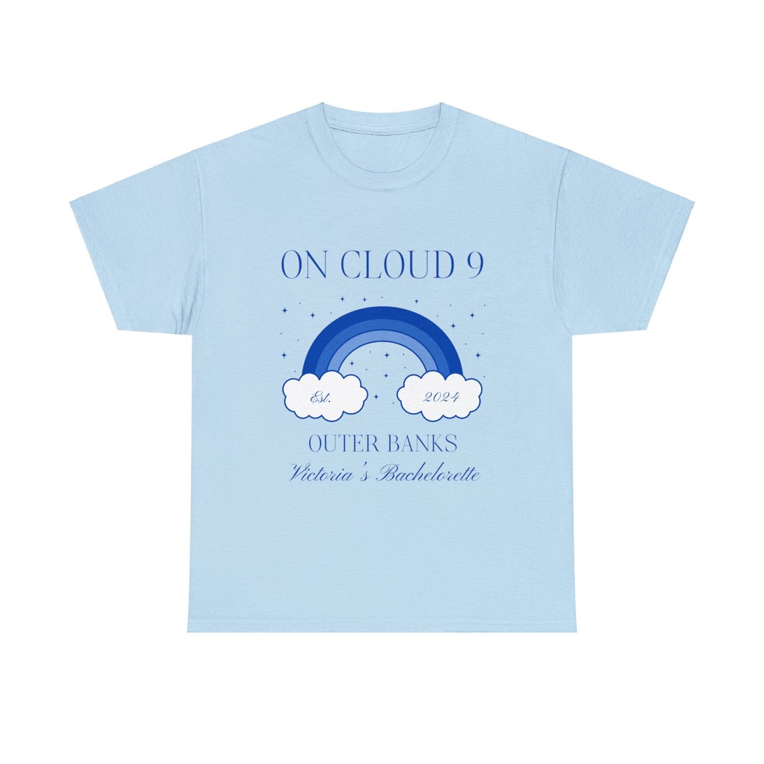 Cloud Nine Bachelorette Shirt Cloud Bachelorette Tee Cloud 9 ...