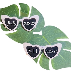 Custom Wedding Sunglasses | Reception Sunglasses | Wedding party shades | Bridal Party glasses  | Wedding sunglass tiktok trend