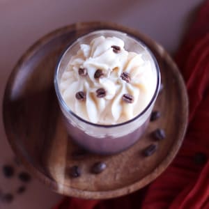 Espresso Martini Coffee Whipped Candle: Vegan Soy Wax Home Decor