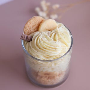 Banana Pudding Dessert Candle| housewarming gift | Banana Bread Bakery Soy Candle | Birthday Gift