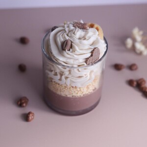 Coffee Cheesecake Soy Candle: Dessert Inspired, Coffee Mocha Scent