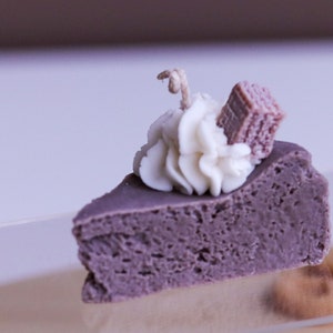 Brownie Cake Candle: Chocolate Vanilla Scented Soy Wax Candle