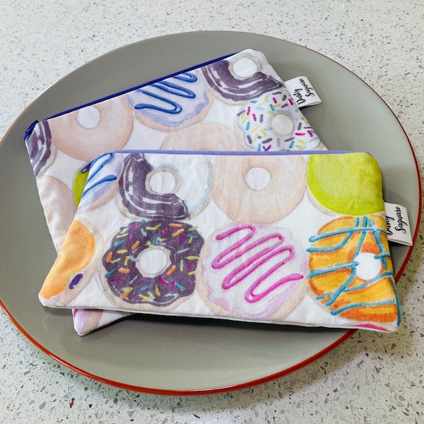 Reusable Food-safe Zipper Pouches | Snack Bags | Lunch Bags