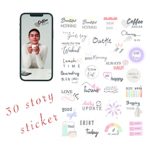 30 Instagram Story Sticker Sticker