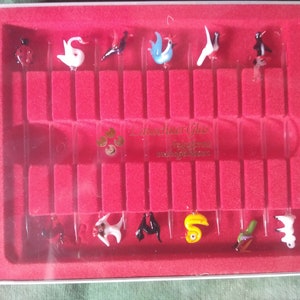 Lauscha glass art; punch skewers; punch skewers