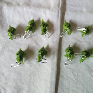 Lauschaer glass animals ; Glass merry ; Glass pendant ; 10 pieces; Frogs