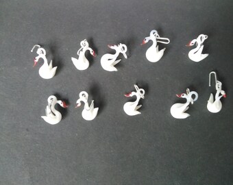 Lauschaer Glastier ; Glasmerker ; Swan ; Unique ; 70s