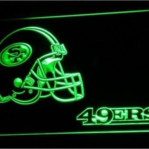 San Francisco 49ers LED Sign Light Game Neon acrylic carved hanging wall mancave