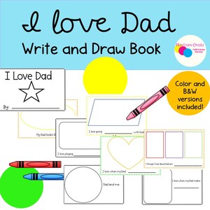 Father's Day Gift from Kids, Father's Day Craft, Father's Day Craft Printable, Father's Day Activity, Printable Book