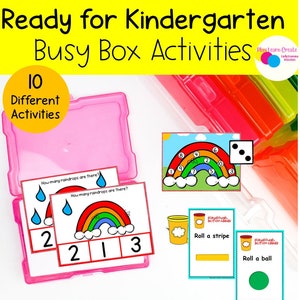 Printable Morning Basket, Busy Bag Printable Bundle, Busy Box, Toddler Busy Box, Preschool Busy Bag, Quiet Time Activities