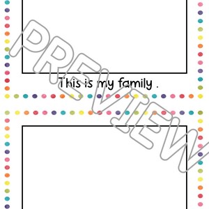 All About Me Theme Book, Printable Book for All About Me, Preschool All ...