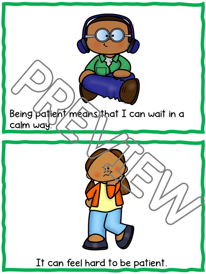Learn To Wait Waiting Social Skills Story, Patience Social Skills Story, Patience ...