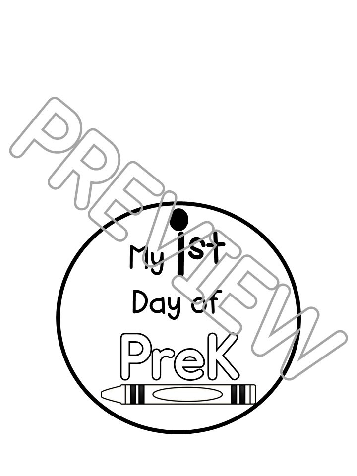First Day of School Activities, Printable First Day of School Craft ...
