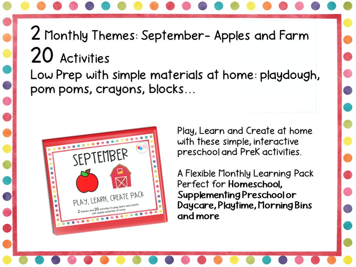 Preschool Learning Binder, Homeschool Learning Binder, Homeschool
