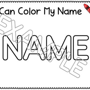 Personalized Name Workbook, Printable Name Book, Editable Name Activity ...