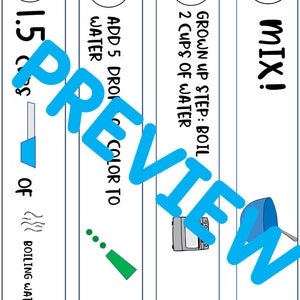 Playdough Recipe, Printable Recipe, Colored Playdough, Homemade ...