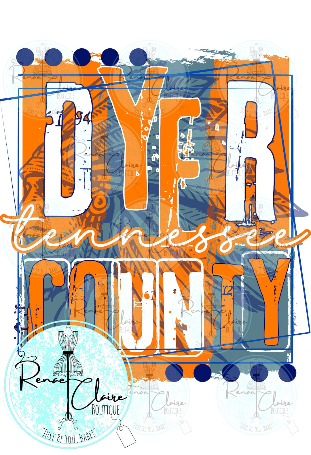 Dyer County Tennessee Spirit Digital File PNG - Etsy