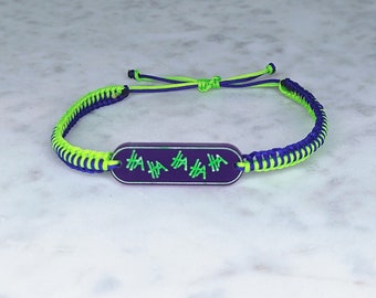 The Joker's laugh bracelet