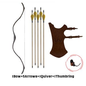 Best Selling Beginner Archery Set - Bow - Arrows - Quiver - Thumbring