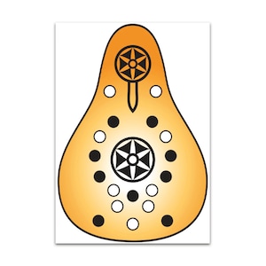 Target Face Puta 100x70cm (3 pieces) - Traditional Archery
