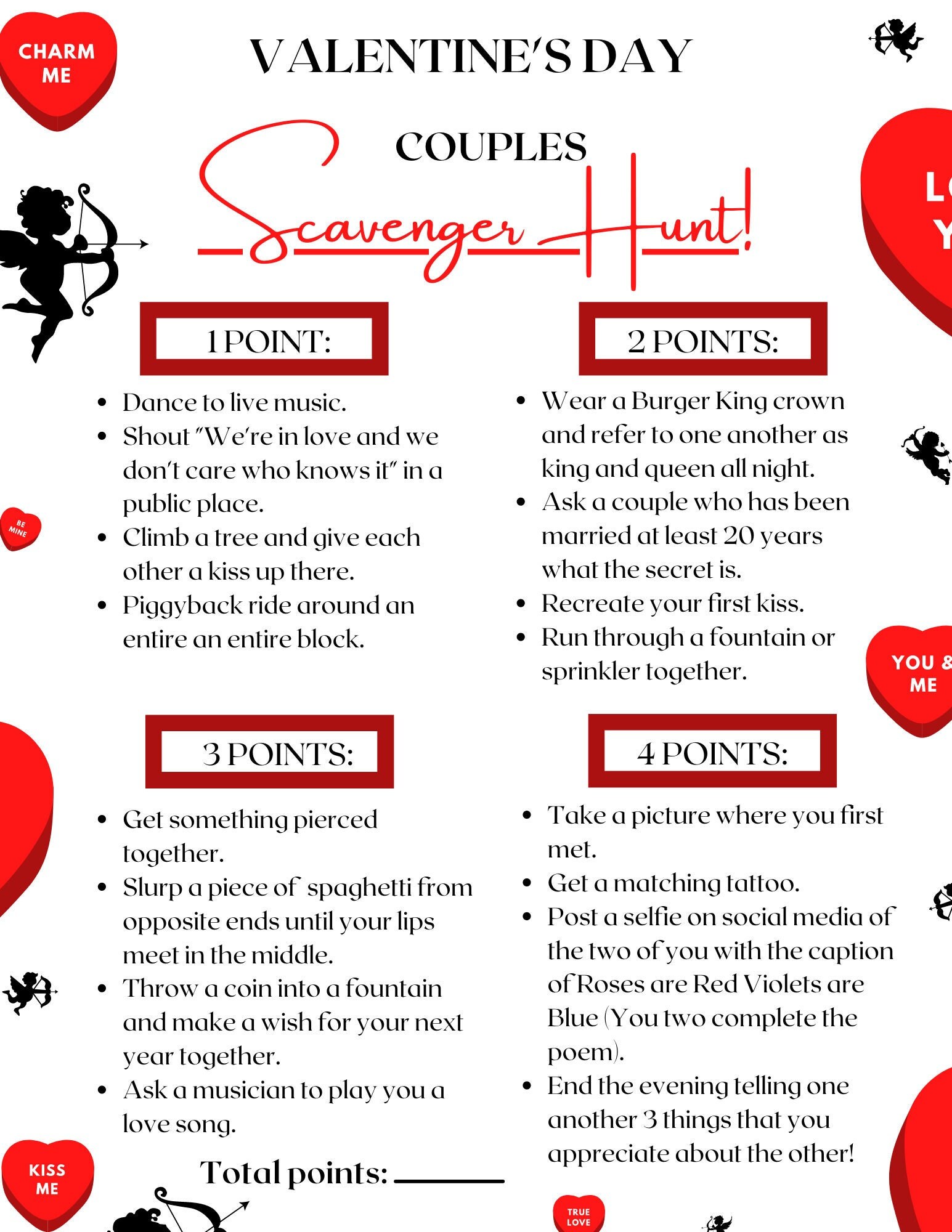 Valentine S Day Games 22date Night Game Etsy Valentine S Day Games 22date Night Game Etsy