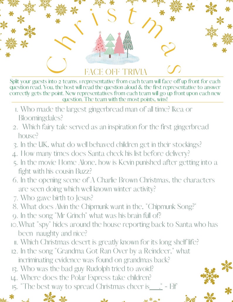 Company Christmas Party Games 