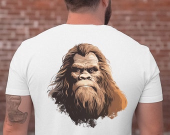 Bigfoot Shirt, Sasquatch Shirt, Yeti Shirt, Camping T-Shirt, Hiking Shirt, Bigfoot, Bigfoot Is Real, Bigfoot Gift, Nature Tee, Back Printed
