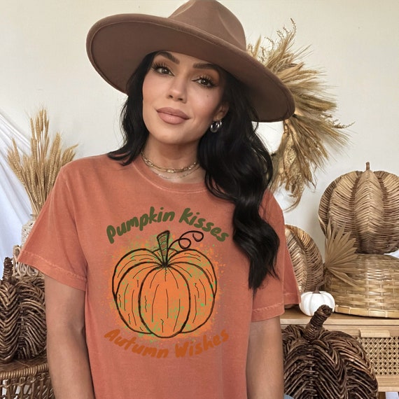 Watercolor Pumpkin Graphic Shirt