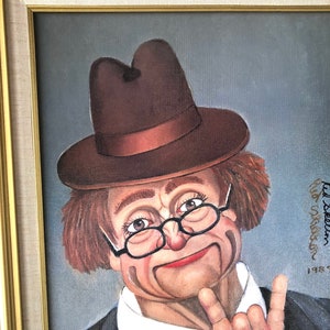Red Skelton Lithograph &quot;I Love You&quot; 1989