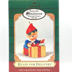 Hallmark Andenken Ornament Collectors Club Exclusive Bereit zur Lieferung 2001 QXC4553