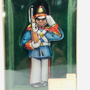 Hallmark Keepsake Ornament Tin Soldier 1982 QX4836
