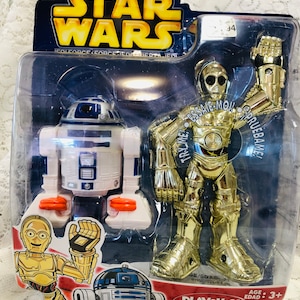 Star Wars Playskool Action Figure R2D2 and C3PO 2004