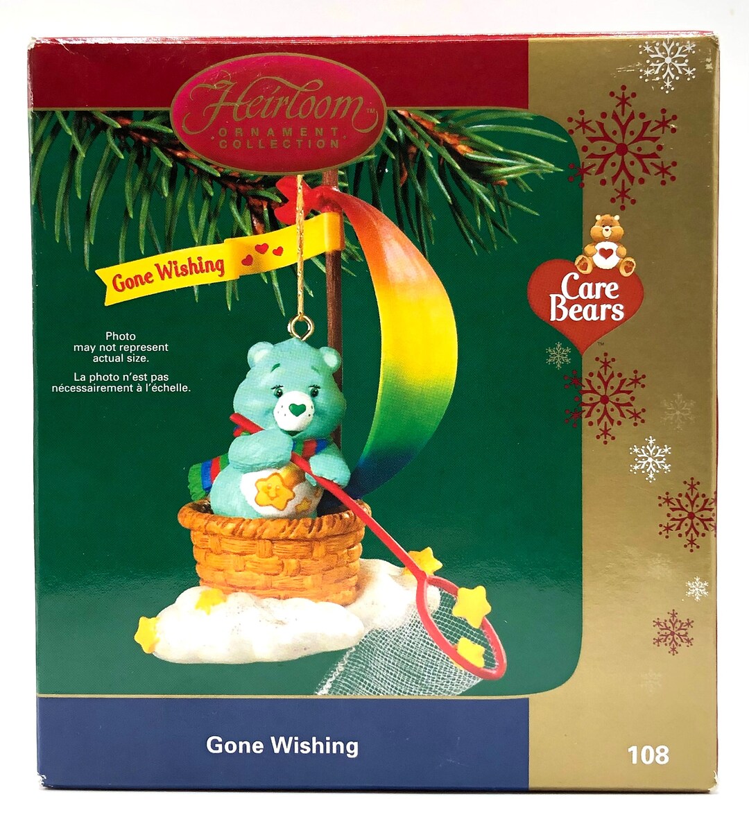 Carlton Cards Christmas Ornament Care Bears Gone Wishing 108 Etsy