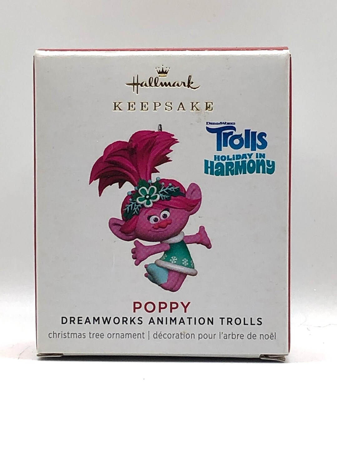 Hallmark QXM8275 Mini DreamWorks 1 Animation Trolls Holiday in