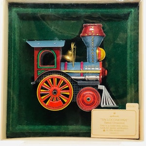 Hallmark Keepsake Zinn Lokomotive 1982 #1 QX4603 RARE NIB