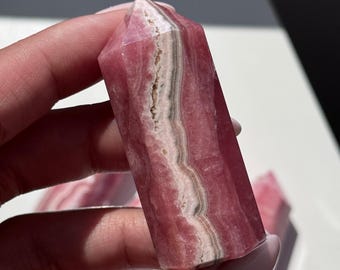 Polished Rhodochrosite Tower #1