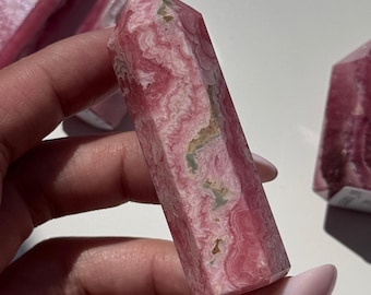 Polished Rhodochrosite Tower #10