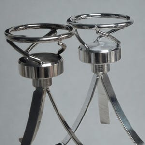 Spinning Metal Sphere Stand (crystal sphere stand, sphere stand)