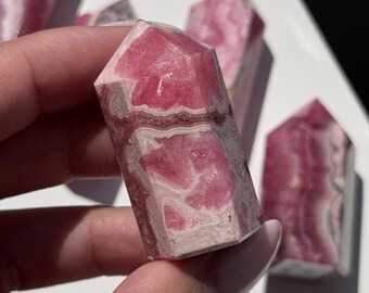 Polished Rhodochrosite Tower #6