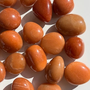Orange Aventurine Tumble (aventurine crystal, crystal tumble) *RANDOM SELECTION*