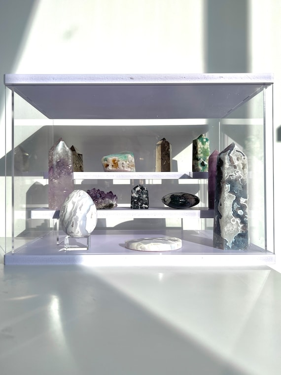 Small crystal display on sale case