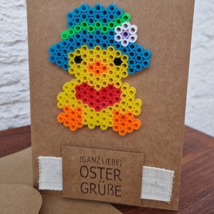 Osterkarte/ Klappkarte Entchen, 3D mit passendem Umschlag