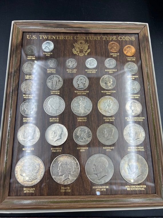 アンティーク雑貨 U.S. 20th CENTURY TYPE COINS United States 20th Century Type Coins Collection. For Sale