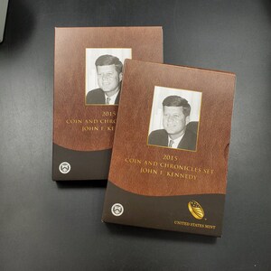 2015 Coin and Chronicles John F Kennedy JFK Set Coins & Medals OGP