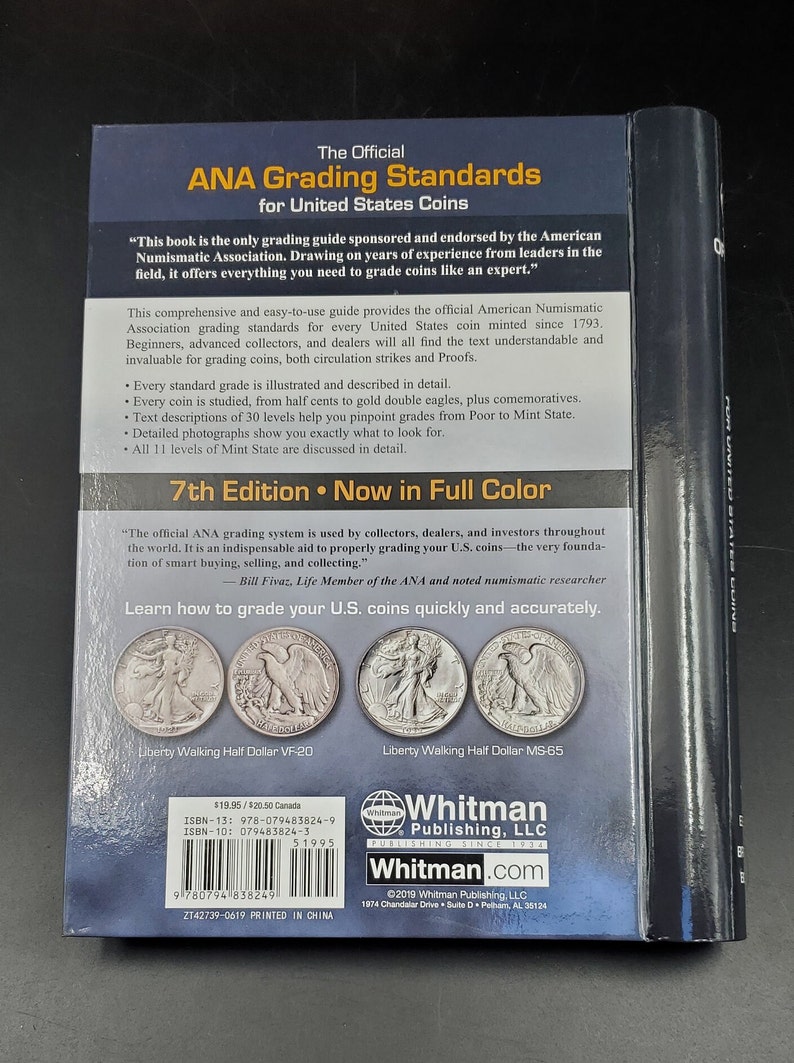 The Official ANA Grading Standards for United States Coins, 7th Edition ...