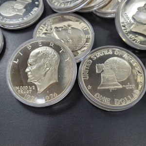 1 Coin per Buy 1976 S Bicentennial 1776-1976 40% Silver Proof EISENHOWER Dollar