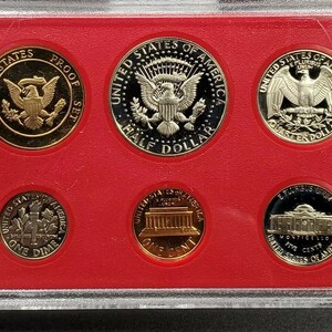 1982 S US Proof Clad Coin Set OGP Robinsonscointown - Etsy