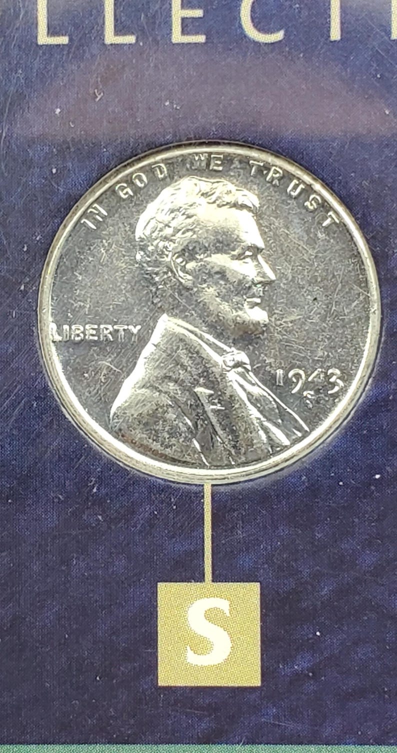 Complete 1943 Steel Penny Mint Mark Collection 3 Pc Collectible Coin Set Etsy